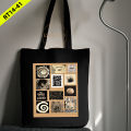 Stylish & Fashionable Cotton Bag For Women's With Zipper.