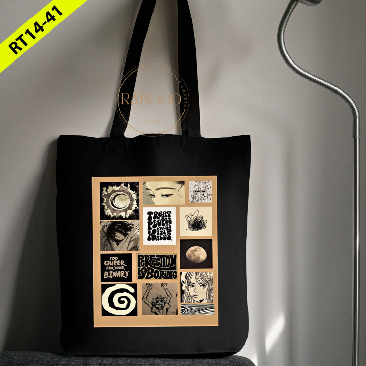 Stylish & Fashionable Cotton Bag For Women's With Zipper