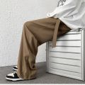 MIXGEORANew Design Sense Western Trousers MeninsPu Shuai High-Grade Pants Draping Effect Brown Suit Pants. 