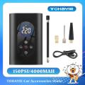 TOHAYIE Car Air Pump 150PSI Portable Car Air Compressor LED Intelligent Digital Display Air Pump for Car Motorcycle. 