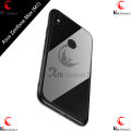 Glass Cover For Asus Zenfone Max  (M1) Glass Silicone Frame Hard Glass Case Back Cover - Black. 