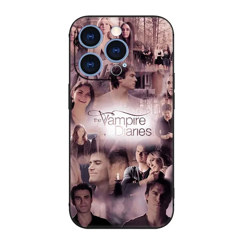 The Vampire Diaries Black Phone Case For Apple iPhone 15 14 13 12