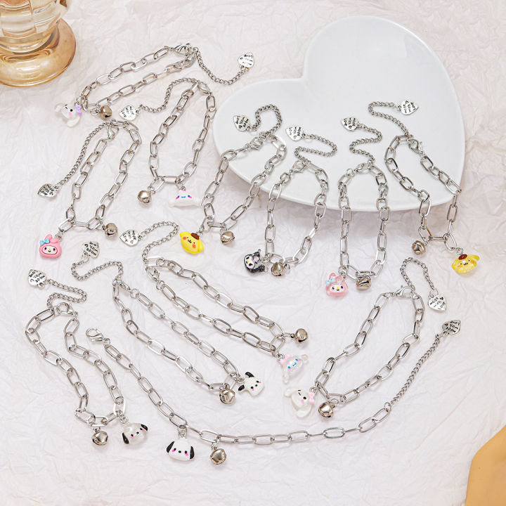 Cute%20Cartoon%20Sanrio%20Bell%20Bracelet%20for%20Women%20Cinnamoroll%20Kuromi%20My%20Melody%20Pochacco%20Adjustable%20Alloy%20Anime%20Gift%20for%20Girlfriend%20Student%20Birthday%20-%20Image%207