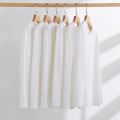 230 Kedaifa Xinjiang Cotton Long Sleeve White T T-shirt Heavy Loose Men's and Women's Inner Wear Solid Color All Cotton Base T T-shirt. 