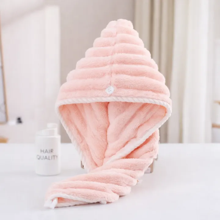 Microfiber%20Hair%20Towel%20Wrap%20%7C%20Coral%20Fleece%20Quick%20Dry%20Hair%20Turban%20%7C%20Anti-Frizz%20Soft%20Hair%20Drying%20Towel%20for%20Women%20-%20Image%204