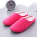 Men Slippers House Soft Home Cotton Slipper Winter Indoor Light Comfort Floor Shoes Men Silence Slides Bedroom Japanese Style BunnyGarden.
