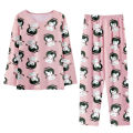 Wholesale Korean Pajamas Ladies Spring and Autumn Sweet and Cute Student Girl Loungewear Long Sleeves and Pants Ladies Sets. 