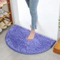 40X60cm Soft Carpet Slip-resistant Bathing Room Rug Floor Door Mat Dirt Barrier Semi Circle Floor Door Cushion Mat Rug. 