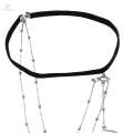 Thigh Chain Jewelry for Women Leg Chains Layered Accessories Boho Metal Thigh Leg Body Chain Leg Chain for Bikini Holiday Shorts.