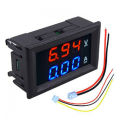 Digital Voltmeter Ammeter DC 100V 10A Voltmeter Current Meter Tester 0.28 inch Blue+Red Dual LED Display.
