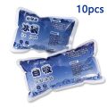 10pcs Self-priming Seafood Preservation Keep Food Fresh Ice Pack Cold Compressed Automatic Absorb Water Cooler Bag.