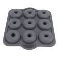 Silicone Donut Baking Pan, BPA Free Dishwasher Safe Silicone Donut Mold for Cake for Muffins for Home for Dessert Shop for Bagels. 