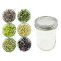 1 Sets of Stainless Steel Can Lids Suitable for Wide Mouth Mason Jar.