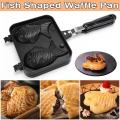 DIY Taiyaki Maker Versatile Fish Design Non-stick Waffle Pan Buscuit Cake Japanese Style Fish Shaped Mold for Home Baking Culinary Enthusiasts Snack Preparation Party Supplies Fun Cooking Activity. 