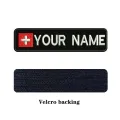 10cmX2.5cm Custom Name Patch Stripes Badge Iron On Netherlands Austria Germany Russia Lithuania France Belgium Romania. 