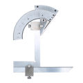 Carbon Steel Universal Bevel Protractor 0-320°Accuracy Angle Finder Measuring Ruler Tool. 