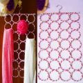 Hijab Hanger For Women (28 holes Hard Rings / 1Pcs ).