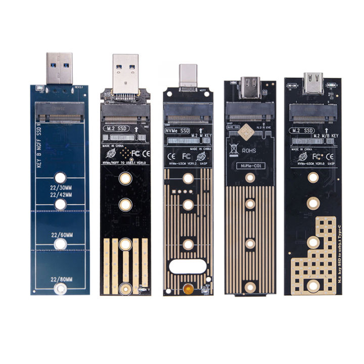 M.2 to USB 3.0 TYPE C Riser Board Converter Adapter NGFF B+M Key 6Gbps ...