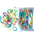 High elasticity towel ring that does not damage hair, seamless and fresh hair tie, colorful hair tie rubber band for girls. 