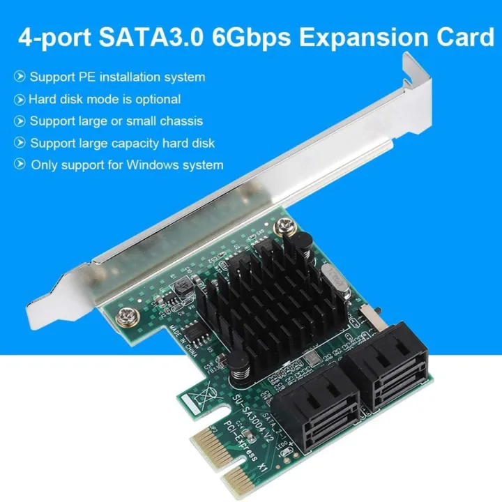 PCIE%20to%20SATA%20Expansion%20Controller%20Expansion%20Card%20with%204%20Ports%206G%20SATA%20Expansion%20Card%20for%20PCI%20Expansion%20Cards%20-%20Image%207