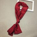 【NEW】 Fashion Neckerchief Women Headband Hair Scarf Silk Satin Bag Scarves Female 145*15Cm Long Wraps Black Red Pink Scarfs For Ladies.