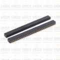 Female Header 40×2 Straight Pins Double Row 2.54mm Pitch Pin Male Header Connector Strip For Electronics Project Breadboard Friendly. 