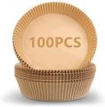 Air Fryer & Microwave Oven Disposable Paper Liner 100 pcs round. 