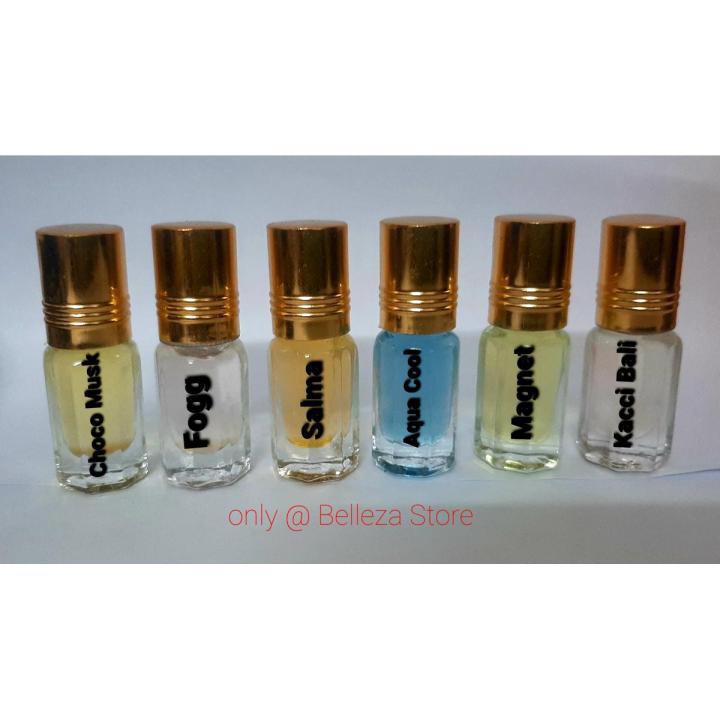 6 pcs 6 different Mini combo attar perfume for 6 months for Mens NonAlcoholic 3ml