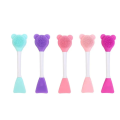 1Pcs Bear Silicone Double Head Facial Mask Brush Beauty Mud Film Facial Silicon Brush.