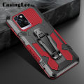 Casinglee For Infinix Note 10 Pro Case Shockproof Armor Stand case with Metal Clip Back cover Infinix Note10 Pro Phone cases Car Mountaineering phone case. 