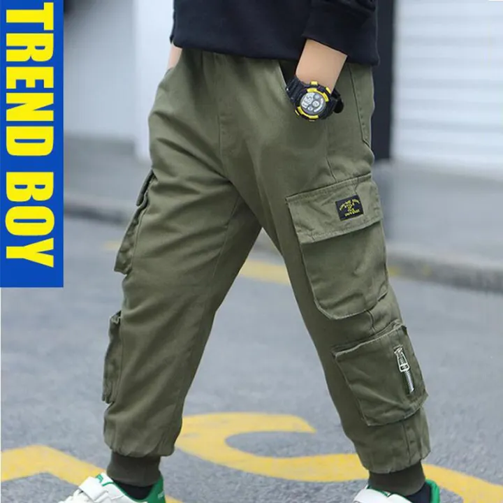 Spring%20Autumn%20Boys%20Kids%20Cotton%20Fashion%20Handsome%20Pocket%20Pants%20Elastic%20Waist%20Trousers%20Teenage%20Outdoor%20Casual%20Sport%20Pant3-12%20Years%20-%20Image%202