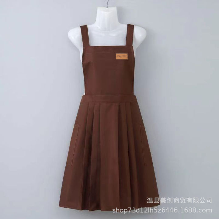 Fashionable%20plated%20dress%20style%20waterproof%20kitchen%20apron%20for%20kitchen%20gardening%20painting%20etc%20or%20shop%20-%20Image%204
