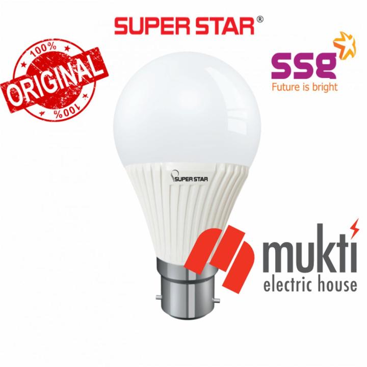 Super Star 12 Watt ACDC Backup LED ECO Bulb Emergency White Lamp ...