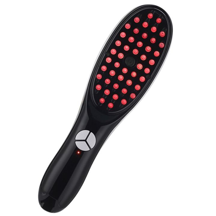 Nano Atomized Scalp Massage Hair Care Electric Instrument Comb Red and Blue Light Vibration Hair Growth Device