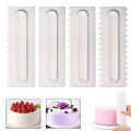 【Eco-friendly】 Cake Decorating Comb Cake Scraper Pastry Design Textures Baking Tools cake tool Dounp. 