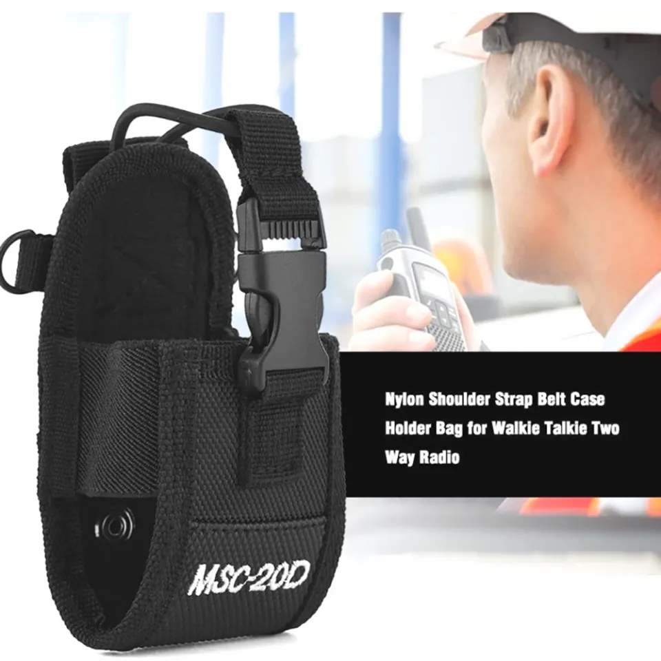 Fondina Custodia Porta Ricetrasmettitore MSC-20D Per BaoFeng UV-5R UV-9R BF-888S