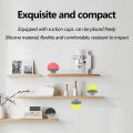 Small Mushroom Bluetooth Speaker Waterproof Suction Cup Mobile Phone Holder Small Subwoofer Mini Audio Creative Cartoon Gift.