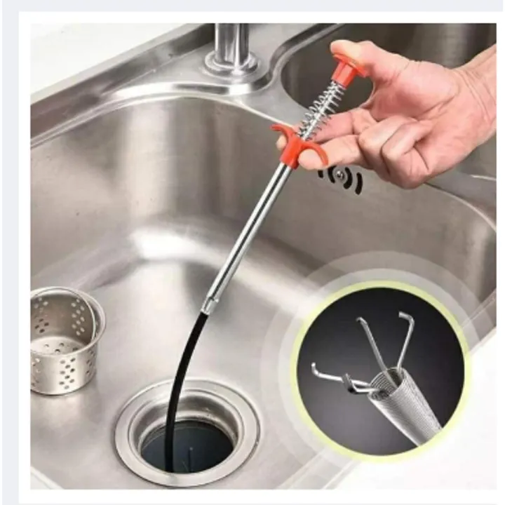 5%20Feet%20(60Inches)%20Blendable%20Pipe%20Cleaner%20Hook%20Sewer%20Stick/%20Drain%20Cleaner%20-%20Image%202