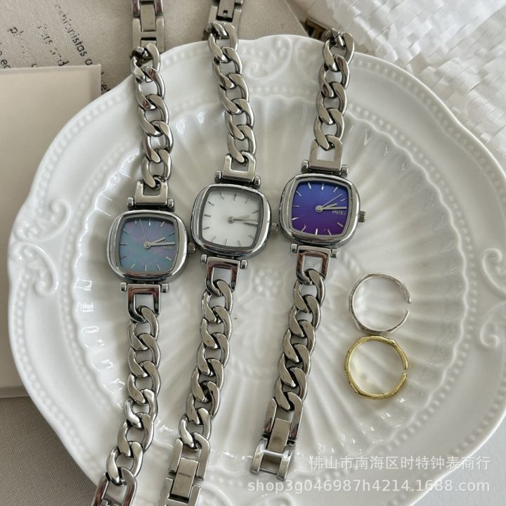 PALESCE%20niche%20Korean%20version%20ins%20minimalist%20temperament%20sea%20blue%20small%20sugar%20watch%20women's%20personalized%20chain%20light%20luxury%20women's%20watch%20-%20Image%205