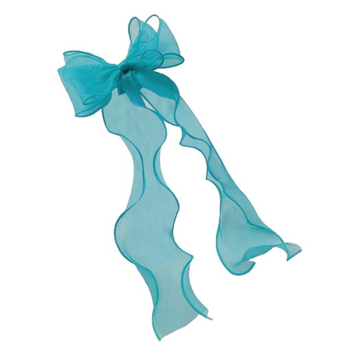 Hairpin Ribbon Bow Design Headwear Accessories Fabric Cute Ponytail Hair Band for Girls
