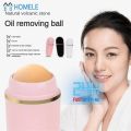 Face Oil Absorbing Roller Natural Volcanic Stone Massage Body Stick Makeup Face Skin Care Tool Facial Pores Cleaning Oil Roller.