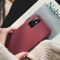 Tokifu For Infinix Note 8 Case Matte Simple Solid Color Soft Silicone TPU Case Cover. 