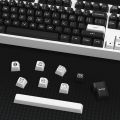 KBDiy 161 Keys/Set PBT SA Profile GMK WOB Keycaps for Mechanical Keyboard Black And White Double Shot Keycap Custom ISO for K500.