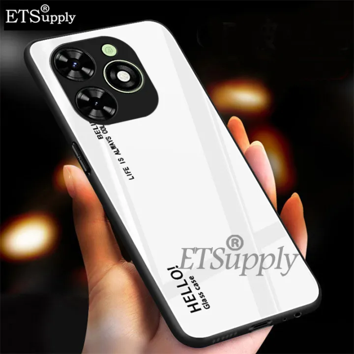 Phone%20case%20Tecno%20Spark%20Go%202024%20Gradient%20Mirror%20Tempered%20Glass%20Protector%20Hard%20Back%20cover%20Tecno%20Spark%20Go%202024%20case%20-%20Image%202