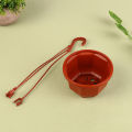1Pc Hanging Octagonal Flowerpot Plastic Flower Succulent Orchid Hanging Pot BAWEI.