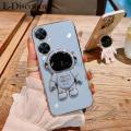New Phone Case For Huawei Nova 11i Cover Astronaut Holder Stand Fashion Soft Silicone For Huawei Nova 11i Case.