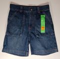 Blue half pant stone washed denim pant for 4-6 years boy. (waist 23 inch , long 14 inch). 