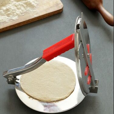 Modern Innovator Manual High Grade Stainless Steel Puri Press Maker Ruti Making Press Machine Khakhra,Thepala Roti Machine - Kitchen Accessories