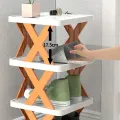 5 Layers-New multi-functional household foldable shoe cabinet, home balcony foldable storage unit. 