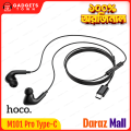 Hoco M101 Pro Type-C | 14 mm Deep‑Bass Drivers | Inline Mic & Volume Control | 1.2 m Tangle‑Free Cable | Clear Calls & Music | Type‑C Earphones BD.